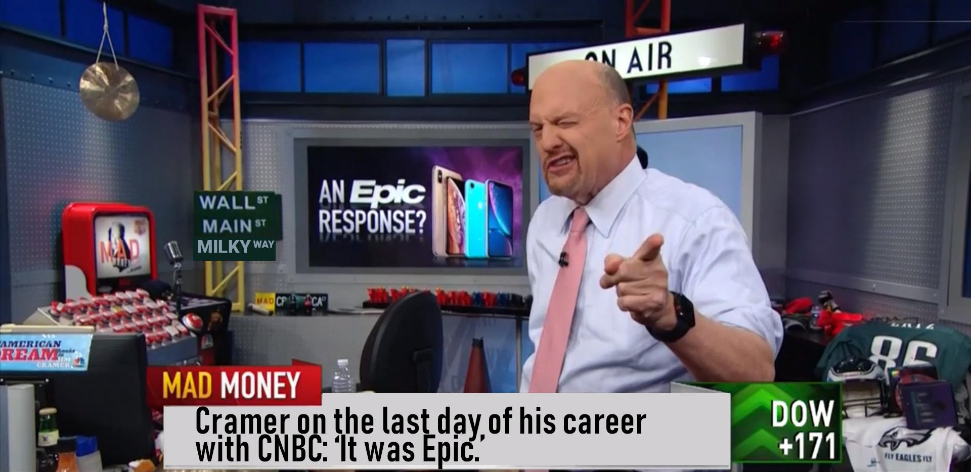 Epic Hires Jim Cramer as Financial Advisor