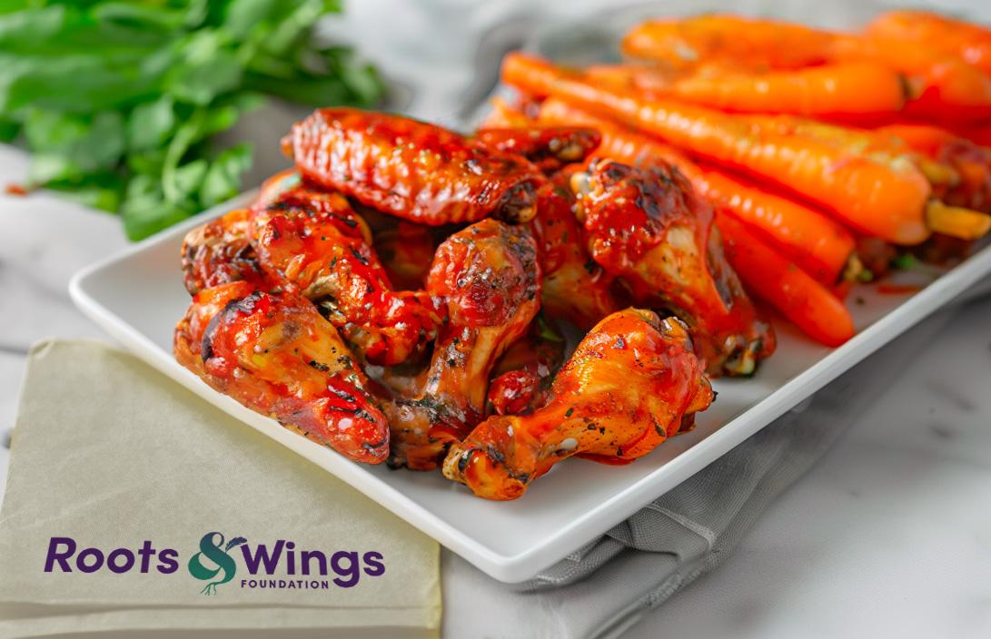 Roots & Wings – a Foundational Recipe for Carrots and Chicken Wings